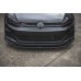 Накладка сплиттер на передний бампер на VW Golf VII GTI TCR